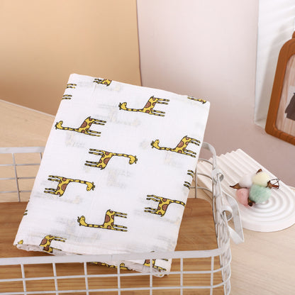 Double-layer Gauze Gro-bag Muslin Newborn Swaddling Towel