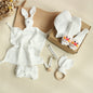 Gift Box Newborn Bite Ring Hair Band Set