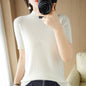 Mock-neck Mid-length Sleeve Lightweight Sweater Women