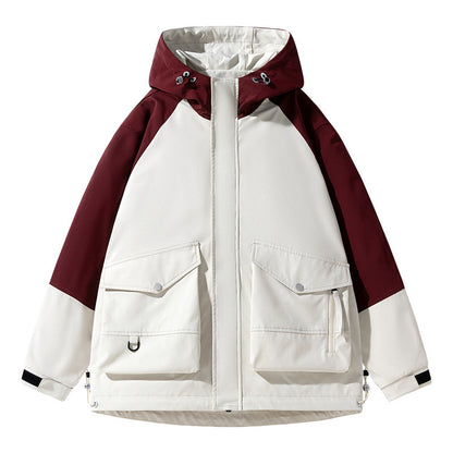 Male Multi-color Coat Functional Shell Jacket