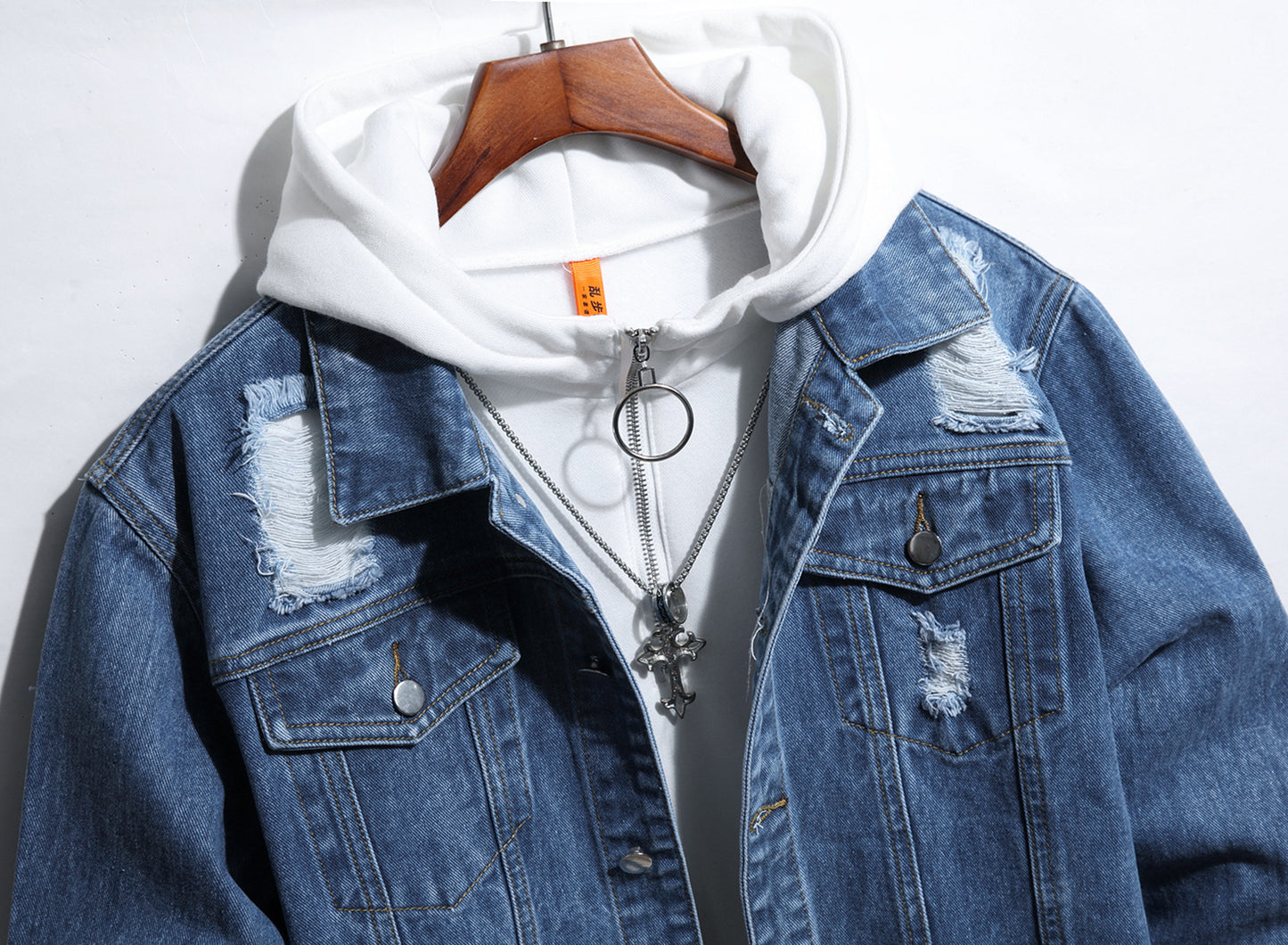 Men's Denim Jacket Shirt