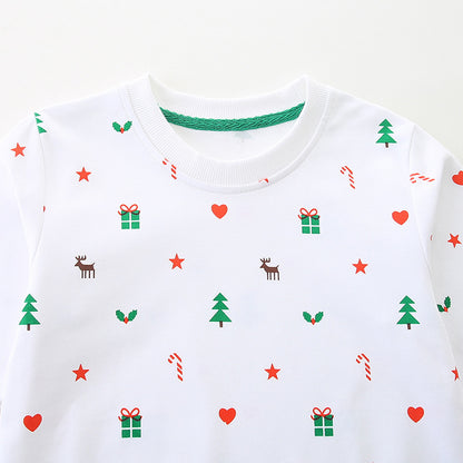 Children's Christmas Printed Sweatshirt