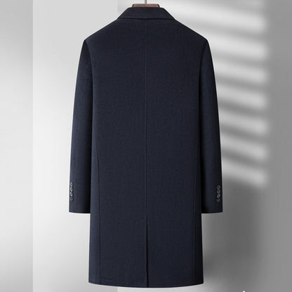 Mens Double-sided Wool Overcoat