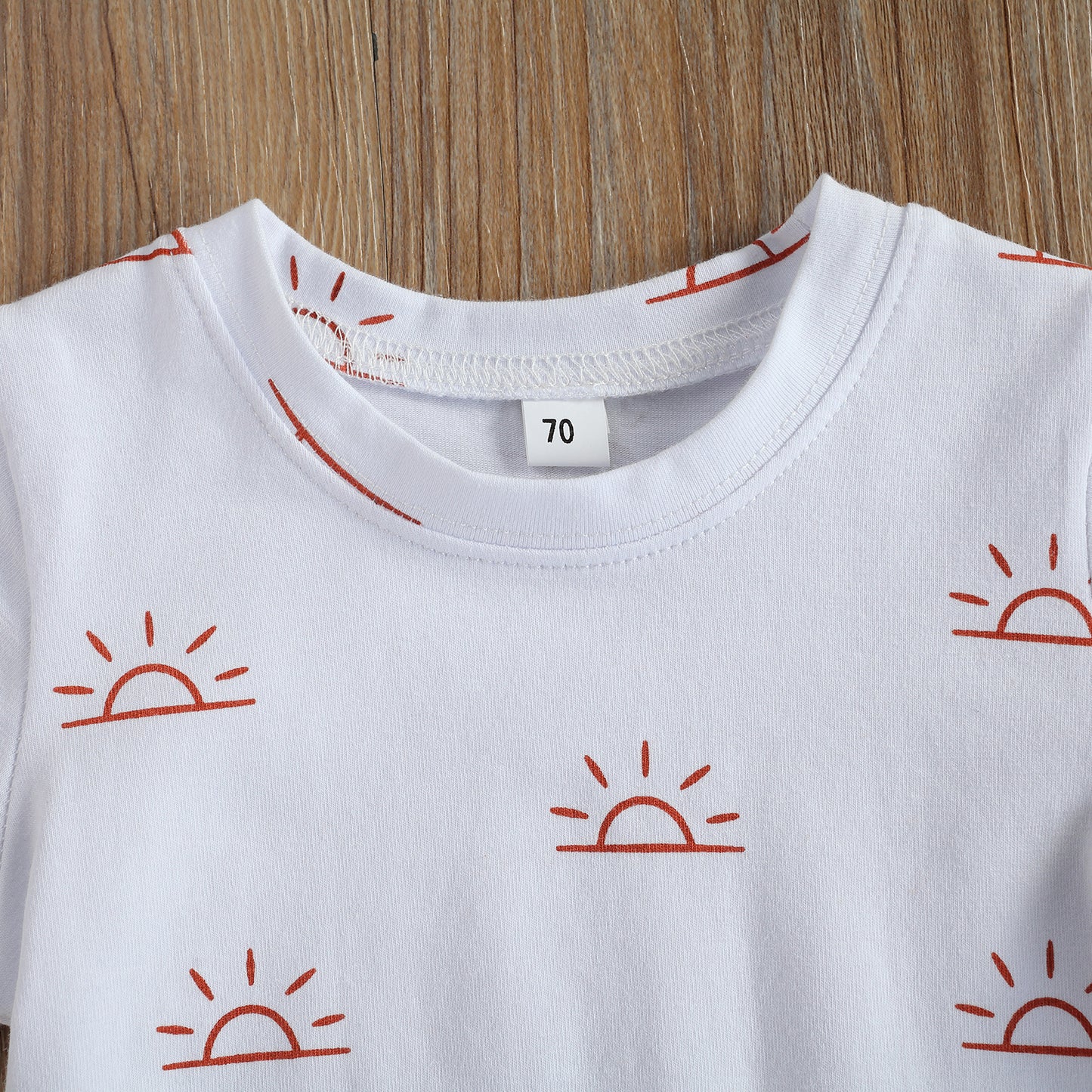 Kids Sun Print Short-sleeved T-shirt & Shorts