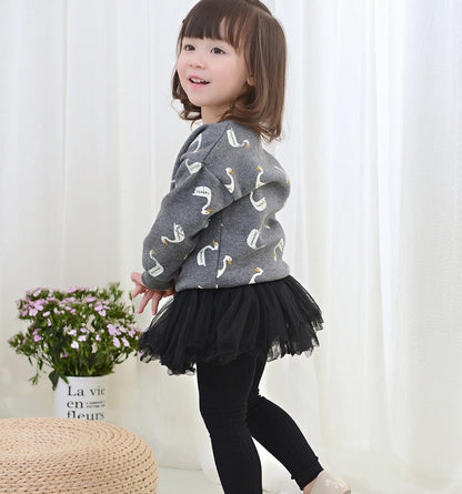 Baby Double Needle Candy Color Leggings