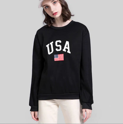 Mens USA / American Flag Sweatshirt