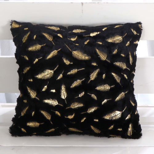 Sofa Plush Bronzing Cushion Pillow