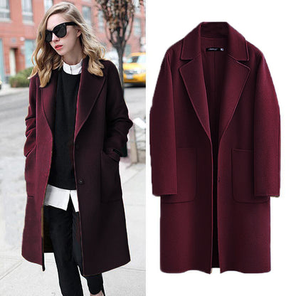 Womens Reversible Woolen Coat