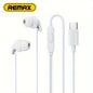 Remax Soft Sleep Earphones Wired Noise Cancelling In-Ear Anti-noise Type C 3.5mm