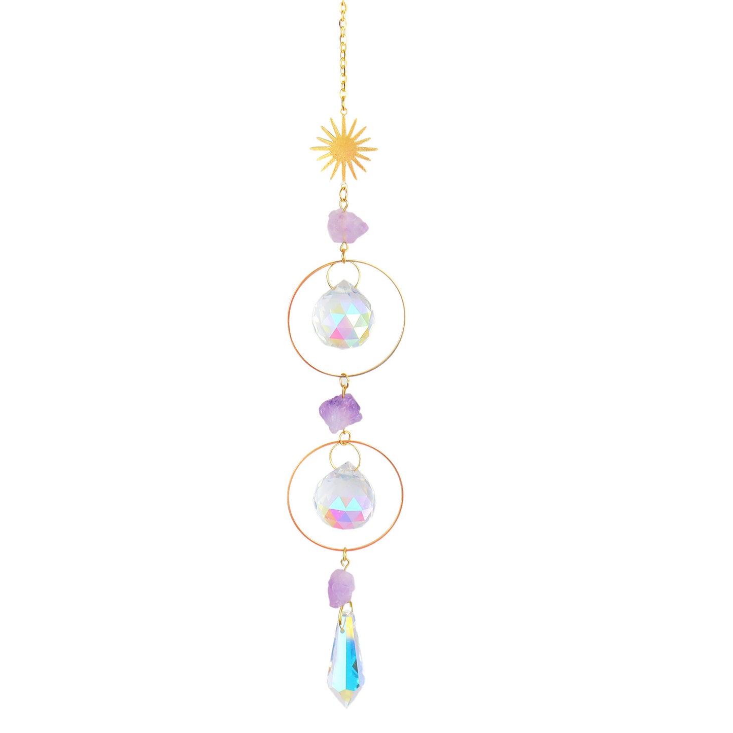 Minted Garden WindChime Crystal Wind Chime Garden