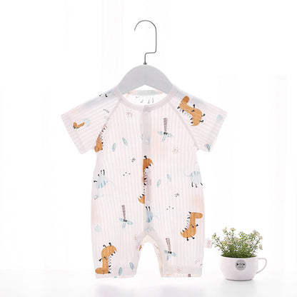 Baby Romper Cotton Short Sleeve Air Conditioning Suit