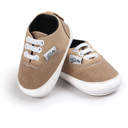 Childrens Elastic Band Canvas Shoes Non-slip Gommino