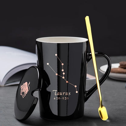 Twelve Constellation Creative Gift Ceramic Water Cup