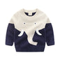 Children's Cartoon Kitted Sweater