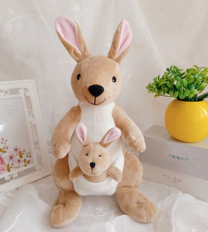 Children's Mother And Child Kangaroo Doll Plush Toys