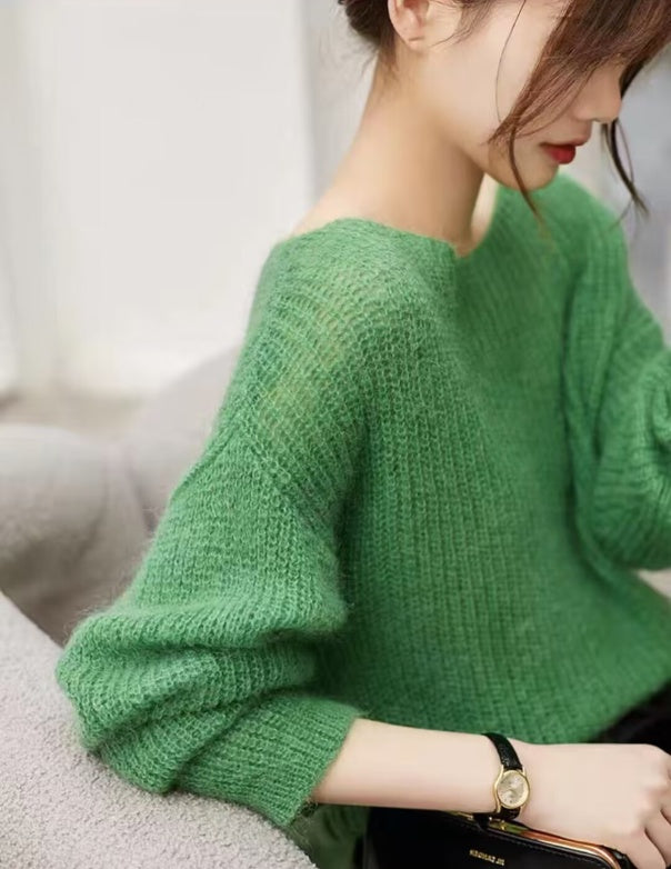 French Style Loose And Idle Knitwear Top