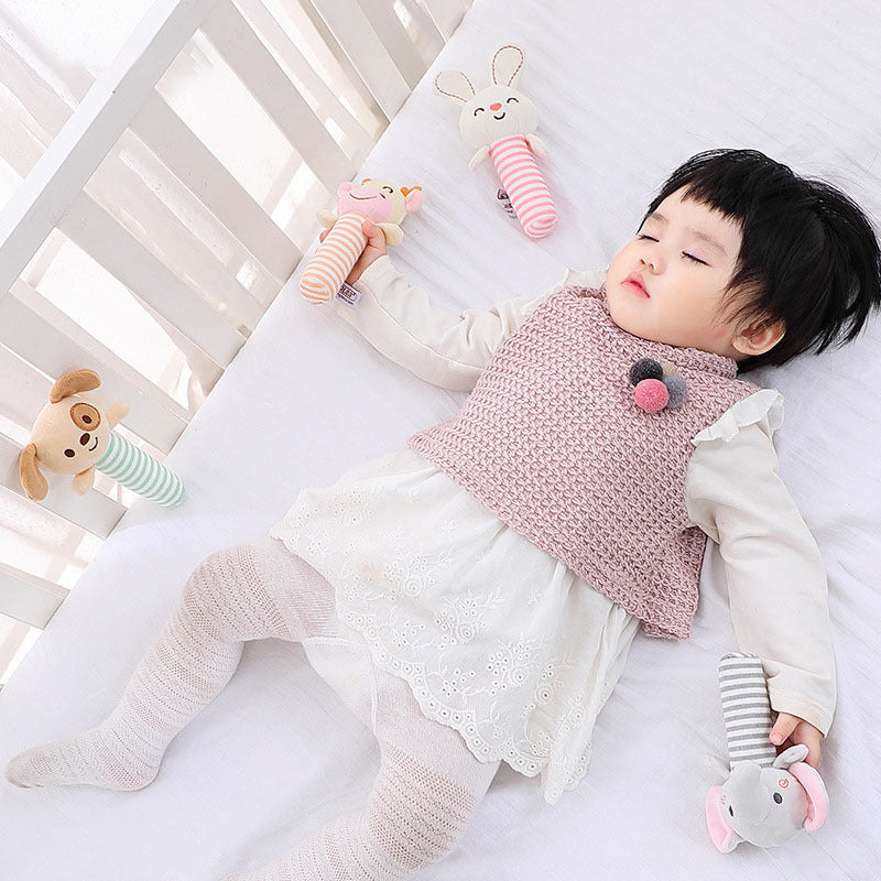 Baby Stick Animal Hand-held Rattle Comfort Toy