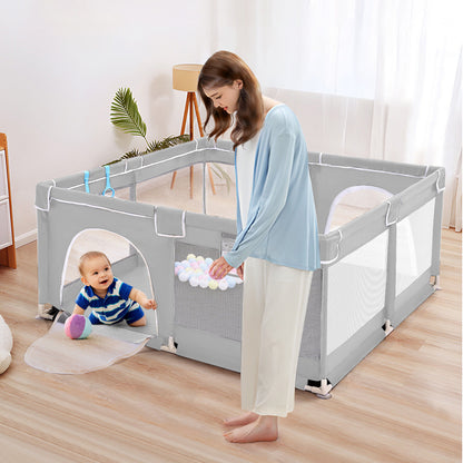 Baby Playpen With Mat Activity Centre