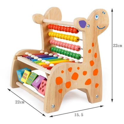 Children's Wooden Percussion Piano Beaded Toys