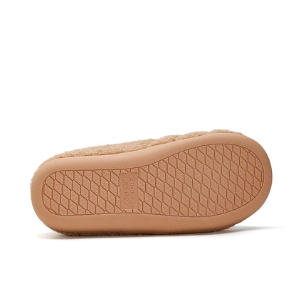 Linear Cotton Shoes Thickened Warm Non-slip