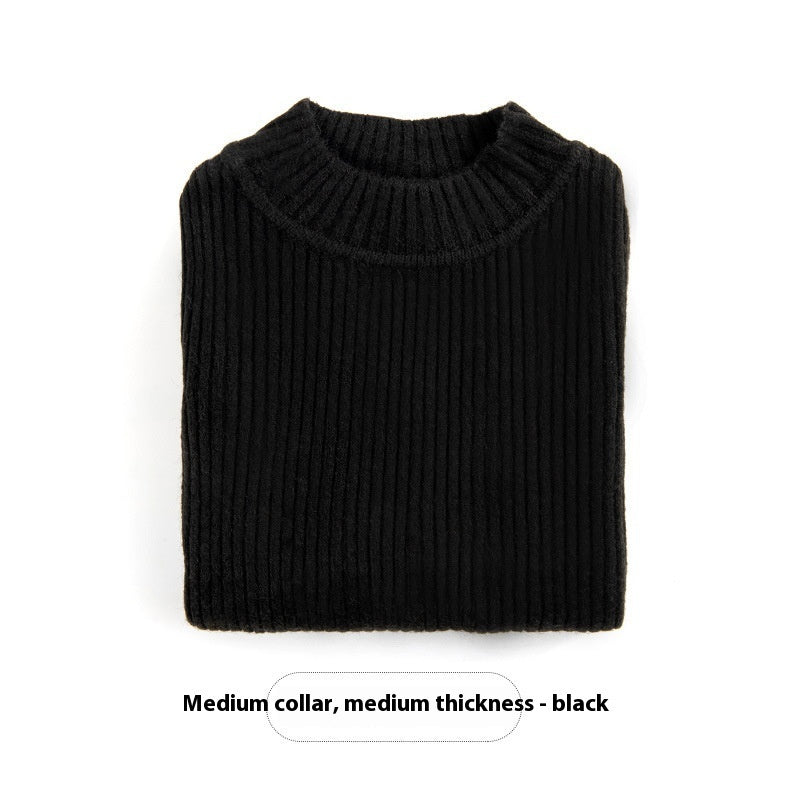 Children's Half Turtleneck wool Pullover sweaters