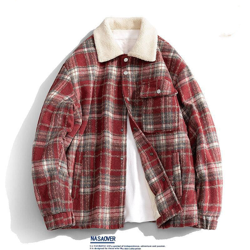 Men's Casual American Retro Classic Checkered Shirt