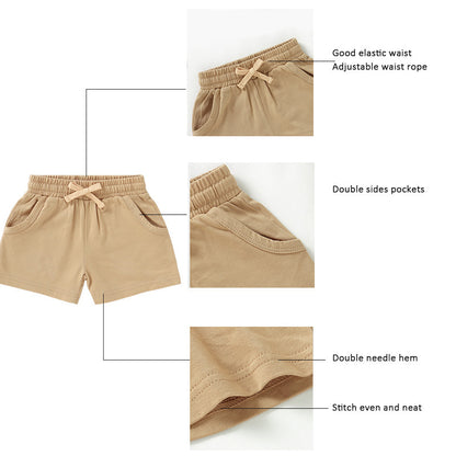 Short Sleeve Baby Organic Cotton Shorts Suit