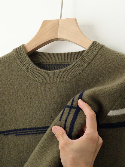 Men's Warm Leisure Woolen Sweater