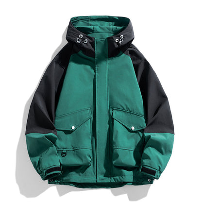 Male Multi-color Coat Functional Shell Jacket