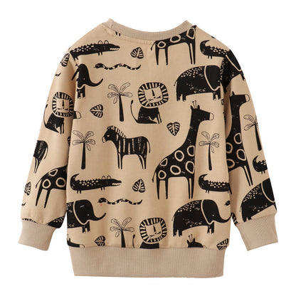 Childrens Cotton Long Sleeve Sweatshirt