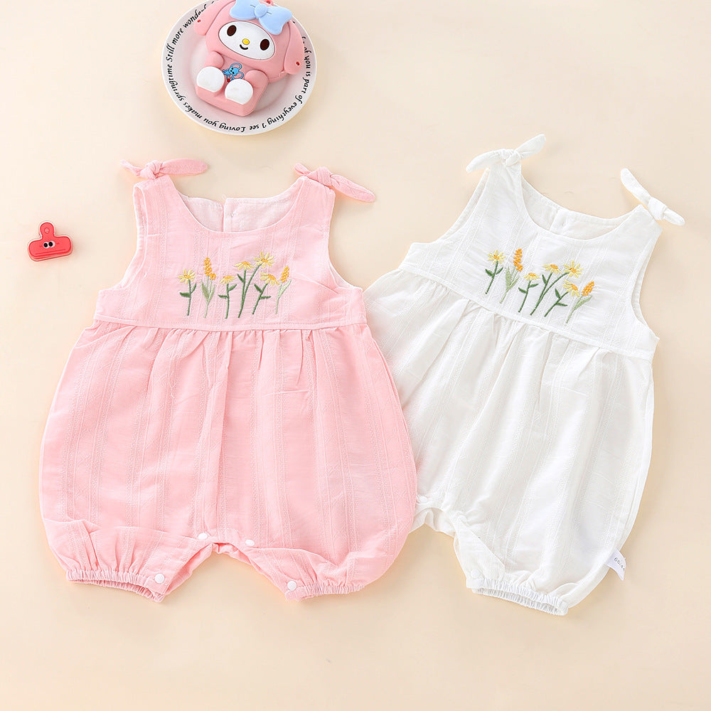 Fashion Personality Cotton Baby Girl Jumpsuit