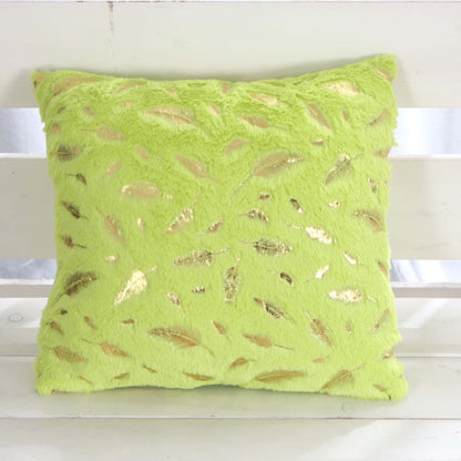 Sofa Plush Bronzing Cushion Pillow