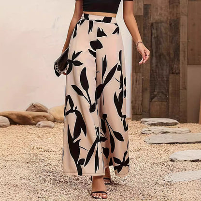 Womens High Waisted Wide Leg Pants