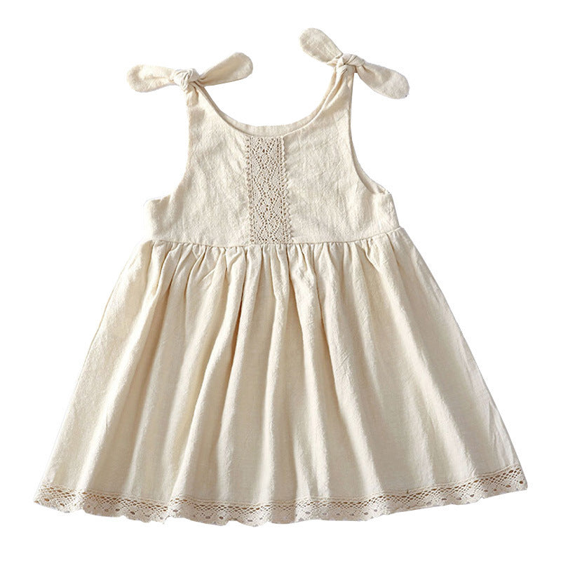 Girl Lace Princess Dress Lace Up