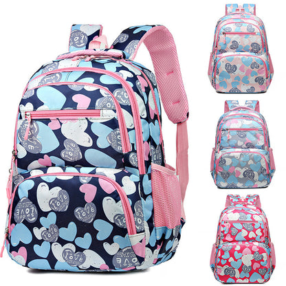 Schoolbag Children's Portable Burden Alleviation Large Capacity Backpack