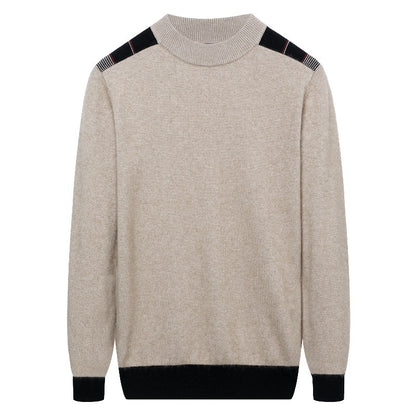 Long-sleeved Mock Neck Sweater