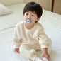 Children's Fleece-lined Thermal Pajamas