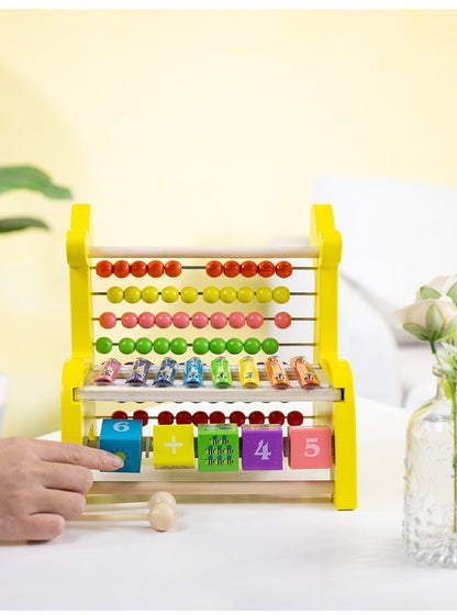 Children's Wooden Percussion Piano Beaded Toys