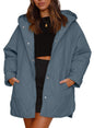 Diamond Quilted Hooded Lightweight Jacket For Women