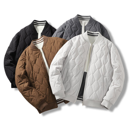 High-end Reversible Cotton Coat Baseball Collar Jacket