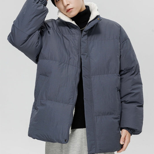 Mens Fleece-lined Cotton Coat