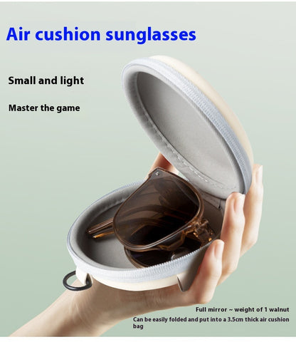 Fashionable Retro Sun Protection Folding Sunglasses