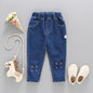 Girls' Stretch Casual Cotton Jeans