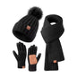 Knitted Hat Scarf Touch Screen Gloves