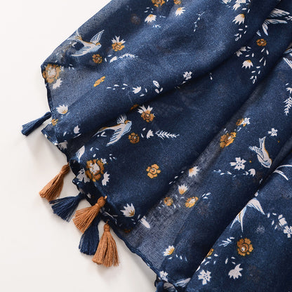 Cotton And Linen Feel Scarf