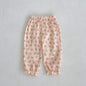 Childrens Versatile Floral Cotton Pants Mosquito Prevention