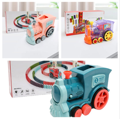 Baby Puzzle Automatic Building Blocks Train Toy