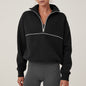 Half-Zipper Sports Sweaters Women's