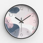 Modern Minimalist Circular Quartz Wall Clock For Household Use