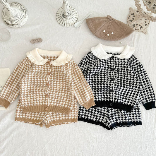 Spring And Autumn Fashionable Girl Style Sweater Suit